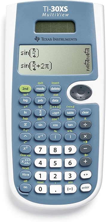Texas Instruments TI 30 XS MultiView Pocket Scientific Calculator