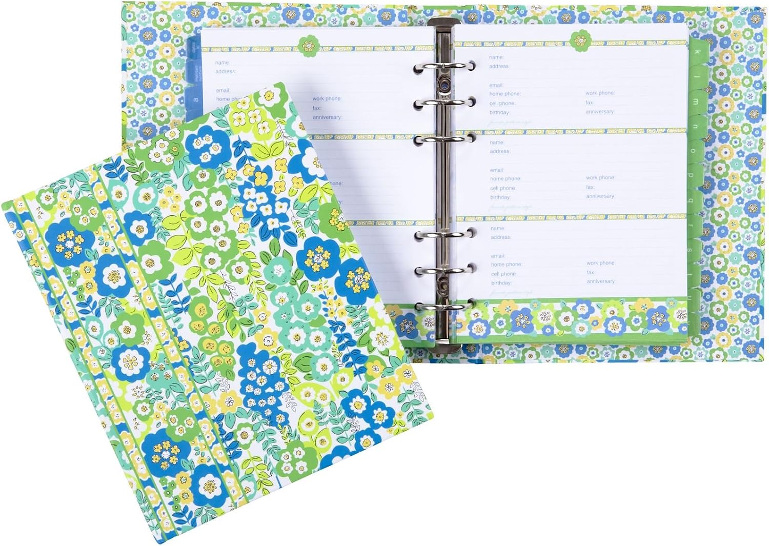Vera Bradley Address Book in English Meadow