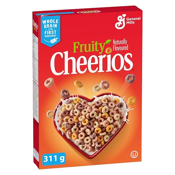 Natural Flavoured Fruity Cheerios Cereal, 311 Gram