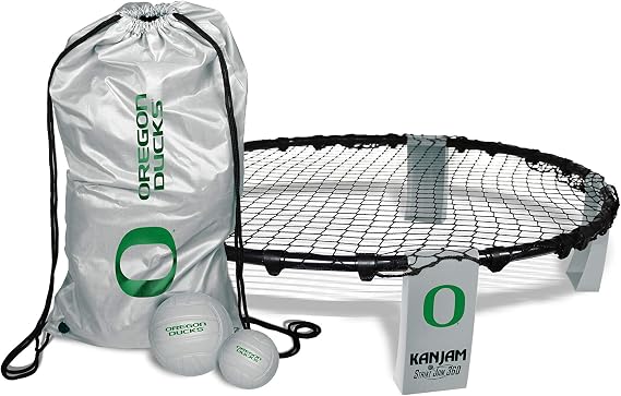 Kan Jam Strike Jam 360 Roundnet Outdoor Games Set; Official NCAA Licensed