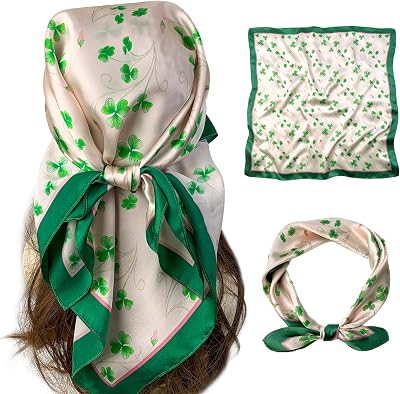 Pure Mulberry Silk Light weight Hair Scarf 27 Neckerchief Printed Womens Head Scarf Wraps With Gift Packed
