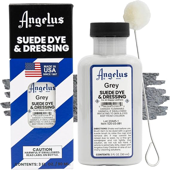 Angelus Suede Dye Grey