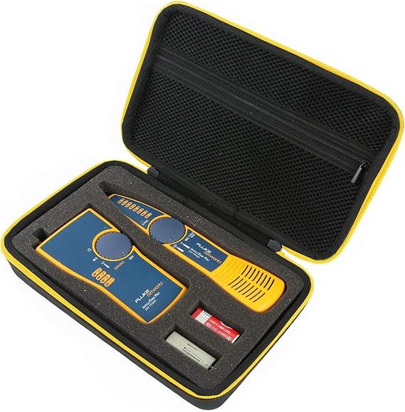 co2CREA Hard Travel Case replacement for Fluke Networks IntelliTone Pro 200 Toner Probe Kit MT-8200-60-KIT