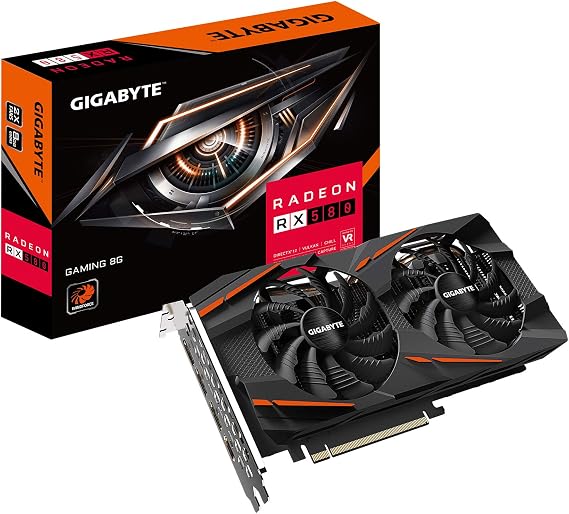 GIGABYTE Radeon RX 580 Gaming 8GB Graphics Card GV-RX580GAMING-8GD REV2.0