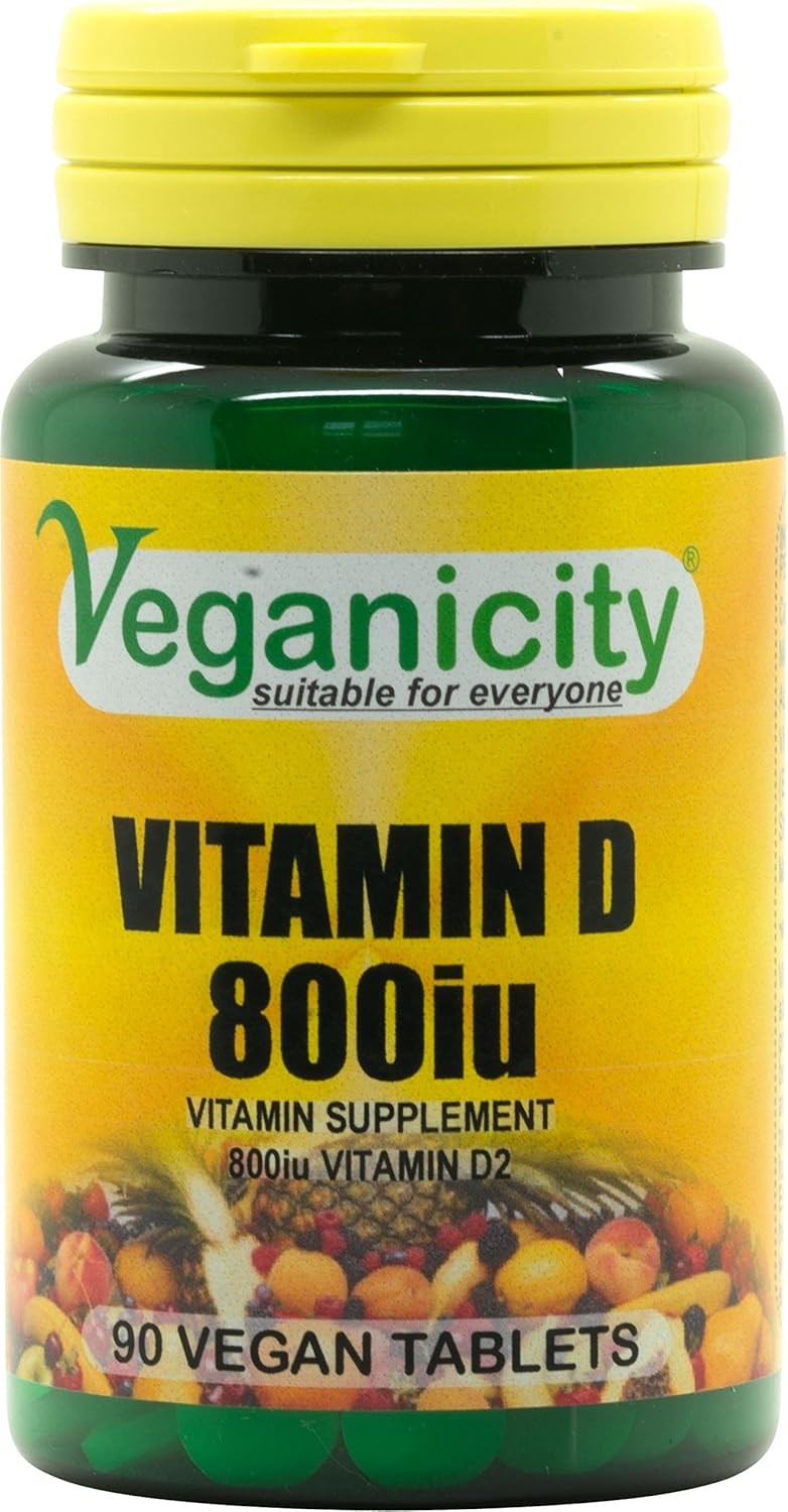 Vitamin D2 800iu : Vitamin D General Health & Joint Supplement : 90 Tablets