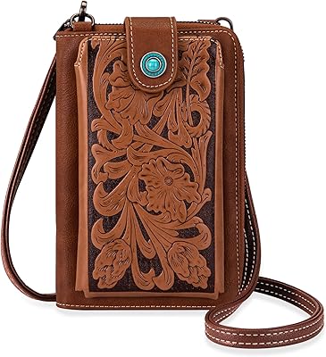 Montana West Small Crossbody Bags for Women Western Handbag with Cash Slots