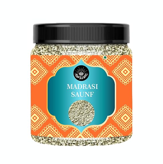 AWZLWN Natural Madrasi Saunf 3.52 OZ (100 GM) | Set oF 1 | AWZLWN
