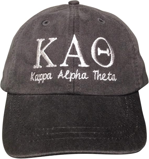 Mega Greek Womens Kappa Alpha Theta Script Baseball Cap