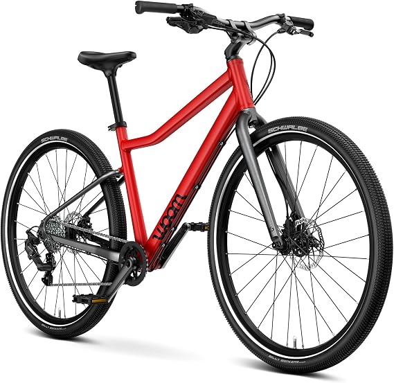 woom Explore Bicycle for Kids 6-14 Years Old, Road & Mountain Ready Bikes for Advanced Riders with Powerful Disc Brakes for Boys & Girls (20, 24 & 26 Wheels)