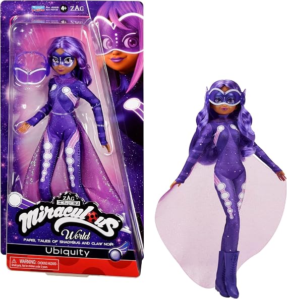 BANDAI Miraculous Ladybug and Cat Noir Toys - Articulated 26cm Alya Doll & Cat Noir Figurine