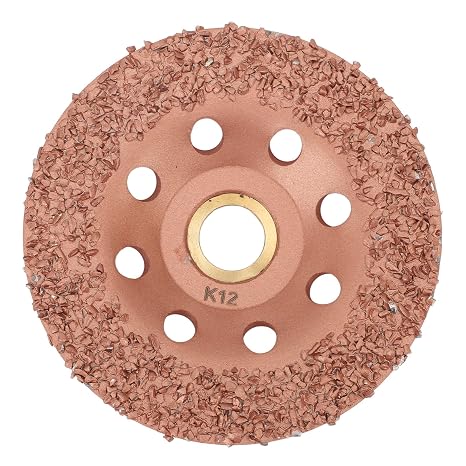 Hoof Trimming Disc, 3.94in HL Q7DMP Ti Plated Hoof Trimming Tool Hoof Trimming Grinding Wheel, Hooves Repair Tool Replacement Disc for Goats, Horses, Sheep, Pigs, Cattle