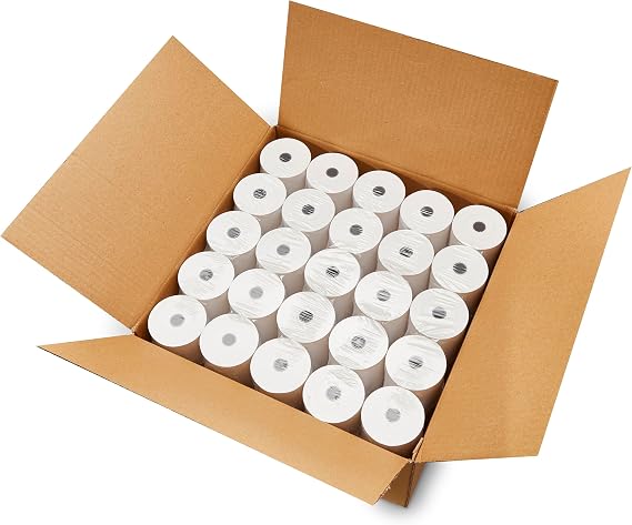 Clover PoS 3-1/8" x 230' (50 GSM) Thermal Receipt Paper - 500 New Rolls from ShopSmart Online