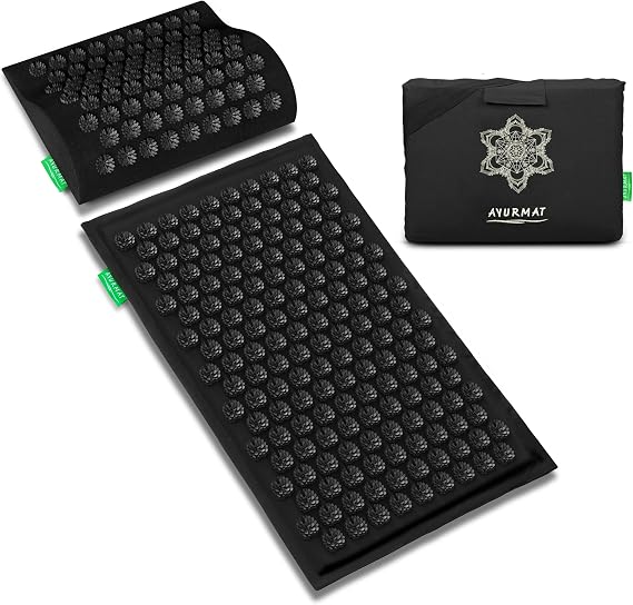 Acupressure Mat and Pillow Set - Full Body Acupuncture Mat