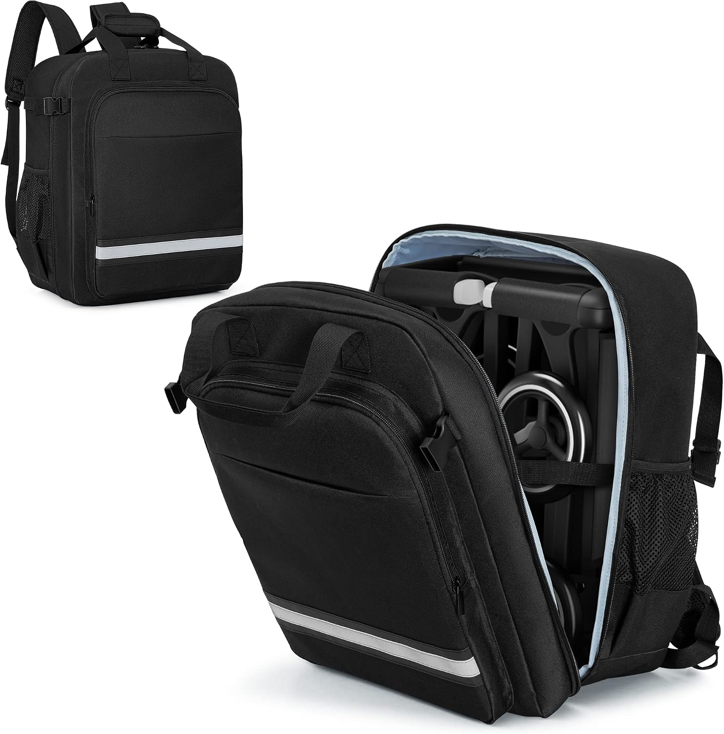 HODRANT Stroller Travel Backpack Compatible with GB Pockit & Pockit Air Plus All Terrain, Lightweight & Portable Stroller Travel Bag with Secure Buckle, Stroller Gate Check Bag for Airplane, Bag Only