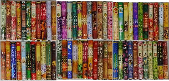 HEM Incense Sticks 12 Box Variety Pack (240 Sticks Total, 20 Sticks per Box) | Long Lasting Fragrance | Meditation, Relaxation, Yoga, Aromatherapy & Home Fragrance