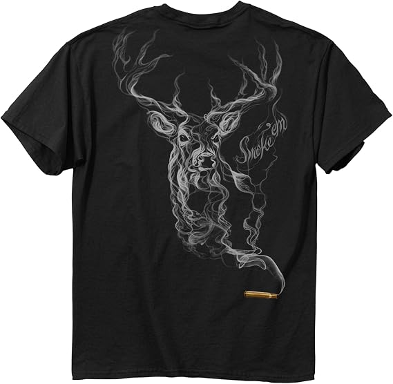 Buck Wear Men's Smoke-Deer T-Shirt