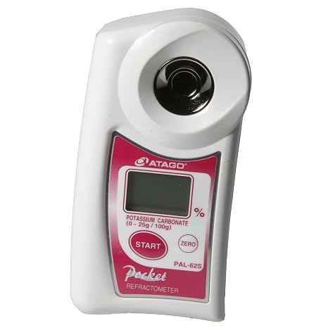Atago 4456 PAL-56S Digital Hand-Held Pocket Chemical Product Ingredient Refractometer, Special Scale for Potassium Sulfate