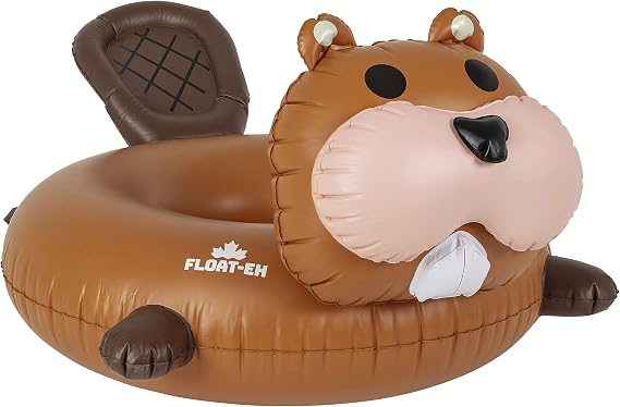 Beaver Pool Float for Adults - Beach Floats are Thick, Durable, and Vinyl Designed - Lake Floaties Inspired by The North