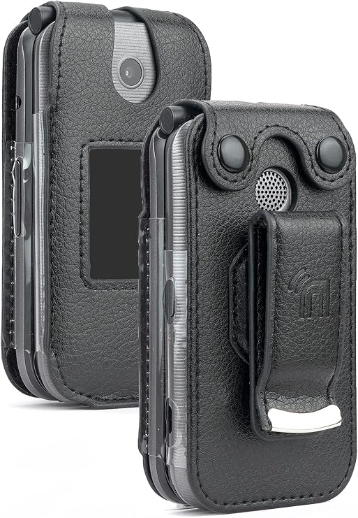 Nakedcellphone Fitted Series for Coolpad Belleza Flip Phone Case - Black