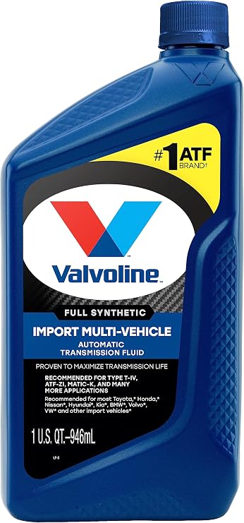 Valvoline Import Multi-Vehicle ATF Full Synthetic Automatic Transmission Fluid 1 Quart