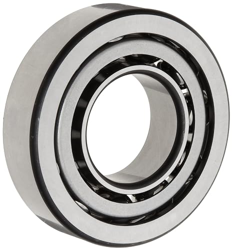 FAG Bearings 7217B-TVP Single Row Angular Contact Ball Bearing, Open, 40 Contact Angle, Polyamide/Nylon Cage, Normal Clearance, Metric, 85mm ID, 150mm OD, 28mm Width, 4500rpm