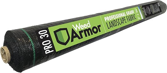 Pro 30,Ground Cover Landscape Fabric (3'x50') Heavy Duty Weed Barrier Fabric, Driveway Fabric, Stabilization, Heavy Duty Landscape Fabric, Erosion Control Fabric