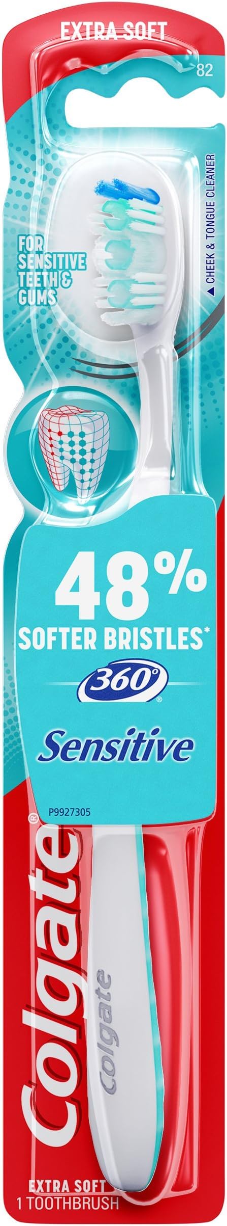 Colgate 360 Enamel Health Extra Soft Toothbrush for Sensitive Teeth