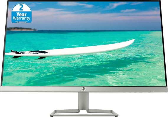 HP 2XN62AA 27-inch Full HD 1920 x 1080 IPS Backlit LED Micro-Edge VGA HDMI Display