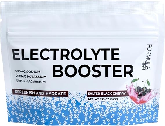 Electrolyte Booster - Black Cherry, 50 Servings, Hydration