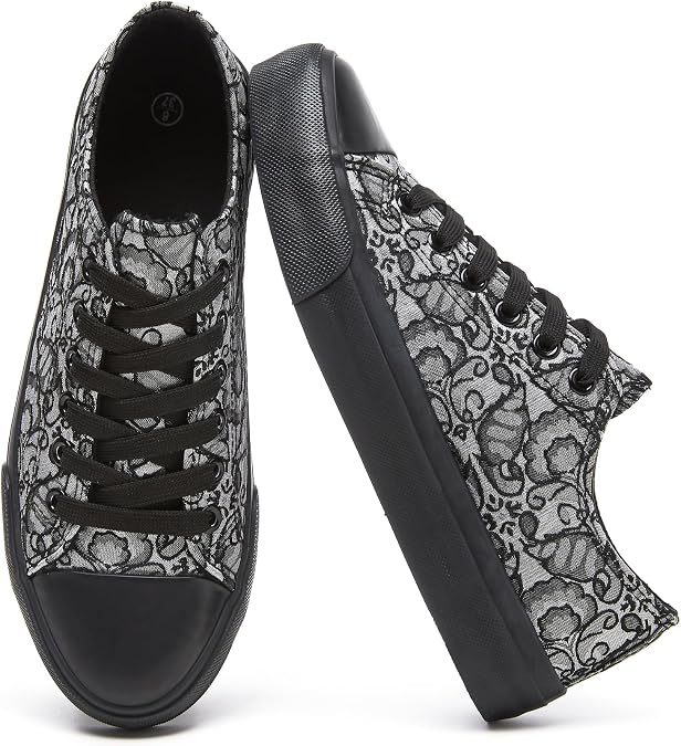 yageyan Womens Tennis Shoes Low top Canvas Sneakers Women Fashion Shoes