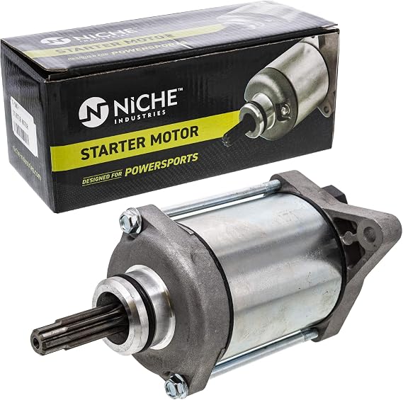 NICHE Starter Motor Assembly for Honda 31200-HP5-601 | For Honda, Fits 2007-2013 Rancher 420 TRX420FE, 2007-2013 Rancher 420 TRX420FM, 2007-2014 Rancher 420 TRX420FA