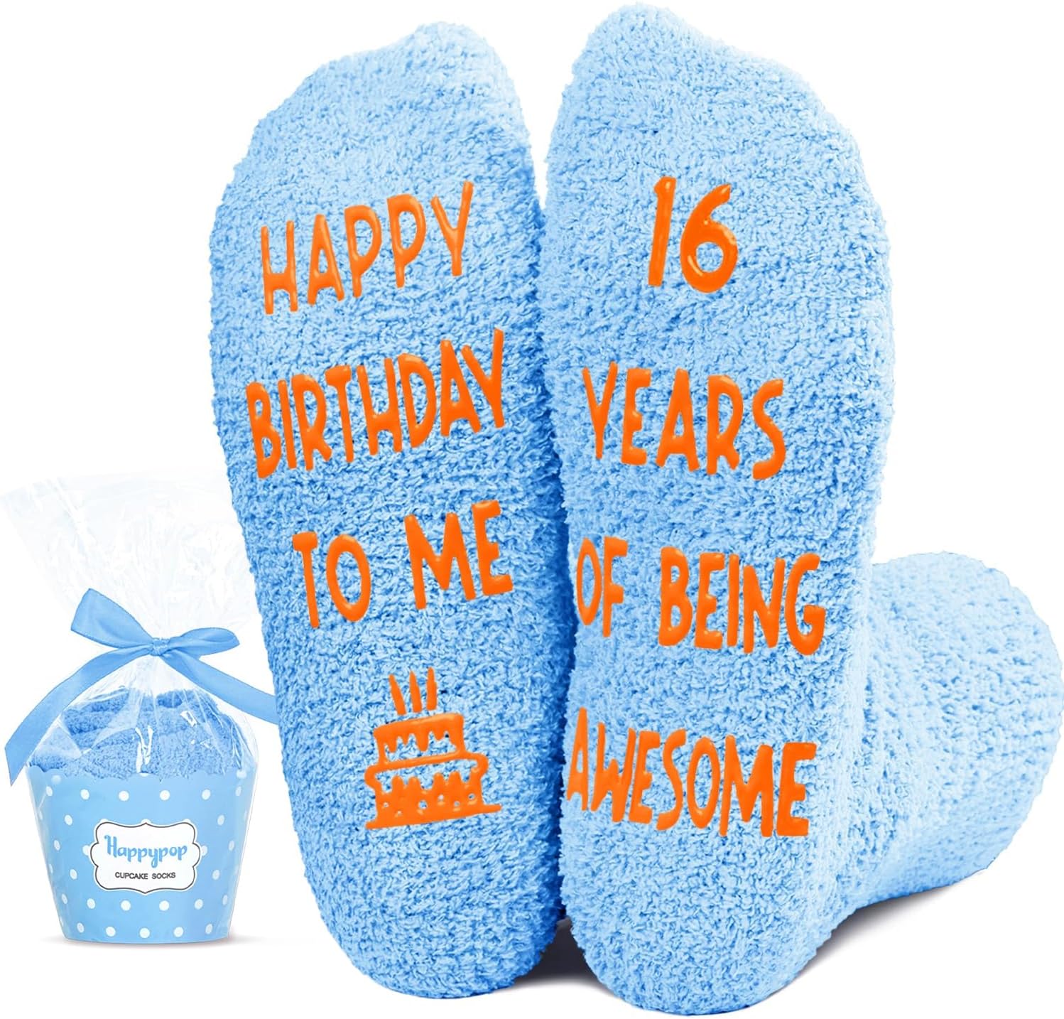 HAPPYPOP 16th Birthday Gift Ideas - Socks for Teens Age 16, Gifts for 16 Year Old Girls Boys