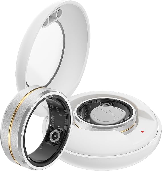 Smart Ring Fitness Tracker Health Rings Heart Rate Monitor Sleep Ring Pedometer Calories Step Counter Waterproof Fitness Ring