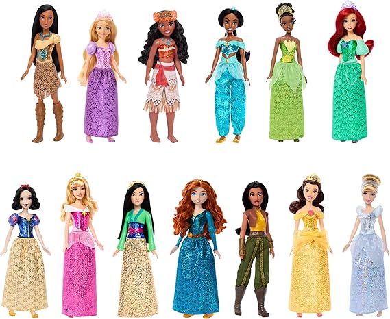 Mattel Disney Princess Ultimate Princess Fashion Doll Pack of 13
