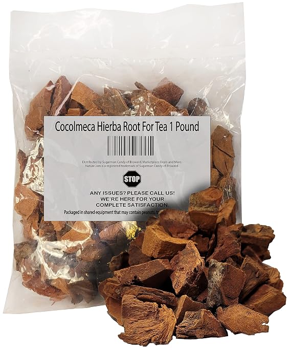 Cocolmeca Hierba Root For Tea 1 Pound-Mexican Herbs No Processing aka Chaney Root Wood