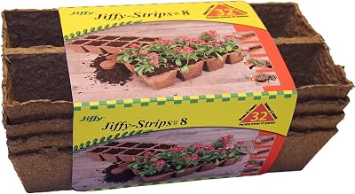 Jiffy 5254 4 Count Seed Start Strips, 2-12-Inch, brown 100055669
