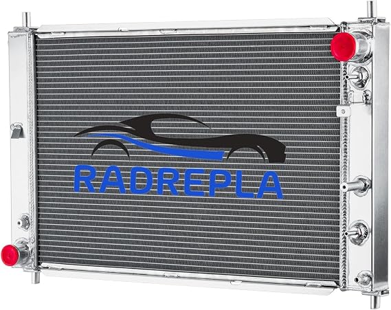 CU2139 3 Row Aluminum Radiator for 1997-2004 Ford Mustang GT SVT Cobra 4.6L 5.4L V8 Radiador Crossflow Radiators 1997 1998 1999 2000 2001 2002 2003 2004 97 98 99 00 01 02 03 04