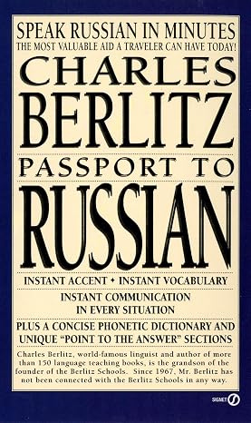 Passport to Russian: Speak Russian in Minutes (Berlitz Travel Companions)