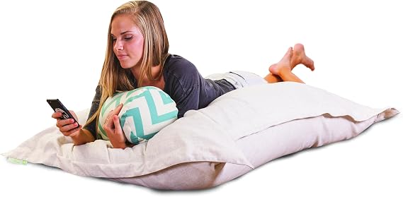 Majestic Home Goods Wales Floor Pillow, Magnolia