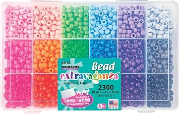 The Beadery 18 Compartment Bead Box-Shades of Color 18CTBBOX-6616, Assorted