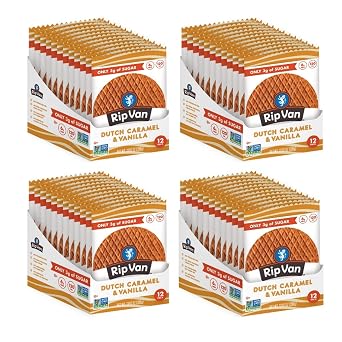 RIP VAN WAFELS Honey & Oats Wafel Cookies, 4.64 OZ