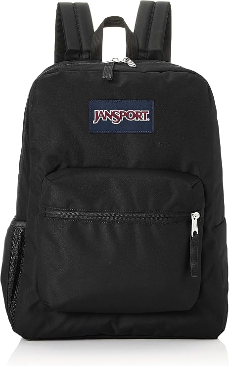 JanSport Cross Town Backpack Black One Size, Black, Classic, Black
