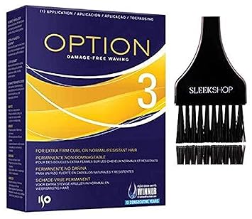 lSO OPTION Perm, Damage-Free Waving with Sleekshop Tint Brush Perming Hair Curls Coils OPTION 3 VERSION #3