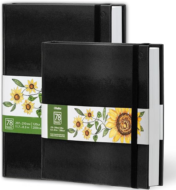 Ohuhu 2 Pack Marker Paper Pad Art Sketchbook for Drawing and Sketching