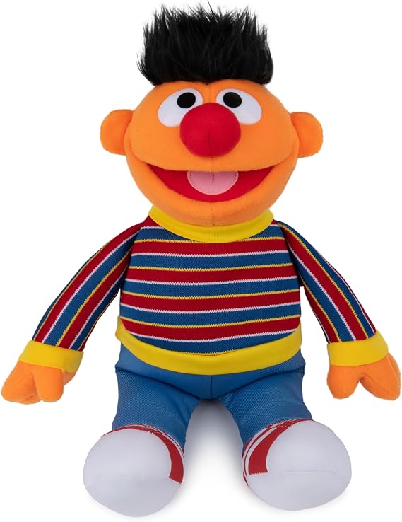 GUND Sesame Street Ernie 13.5-Inch Muppet Plush Toy for Ages 1+
