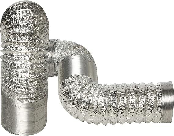 STERR - 10 m Aluminum Flexible Duct Hose 100 mm / 4" – ALD100_10
