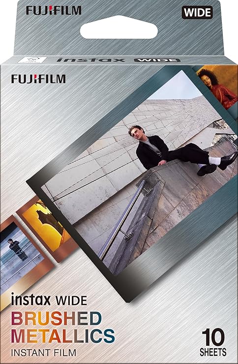 Fujifilm INSTAX Wide Brushed Metallics Instant Film - 10 Exposures