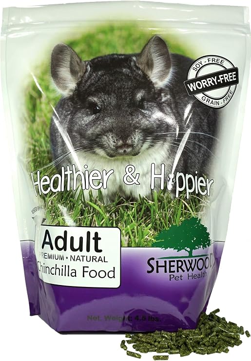 Sherwood Pet Health Adult Chinchilla Food, Alfalfa/Timothy Blend