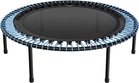 bellicon Mini Trampoline | Bungee Suspension up to 260 lbs | Indoor Fitness Rebounder for Adults | Folding Legs