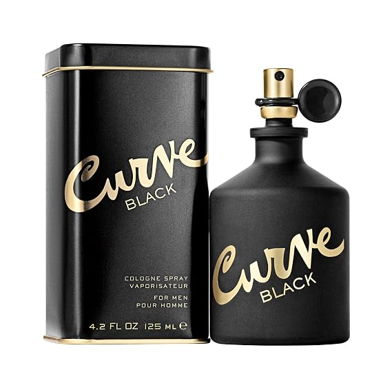 Curve Black Men's Cologne Fragrance Spray, Casual Day or Night Scent, 4.2 fl oz